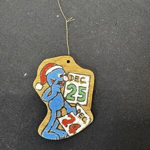 Sesame Street Grover Double Sided‎ Wood Ornament